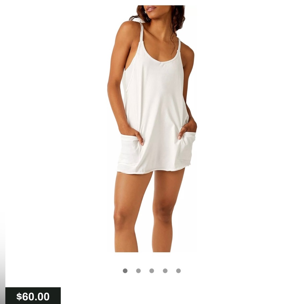 Free people athletic dress with built in shorts
